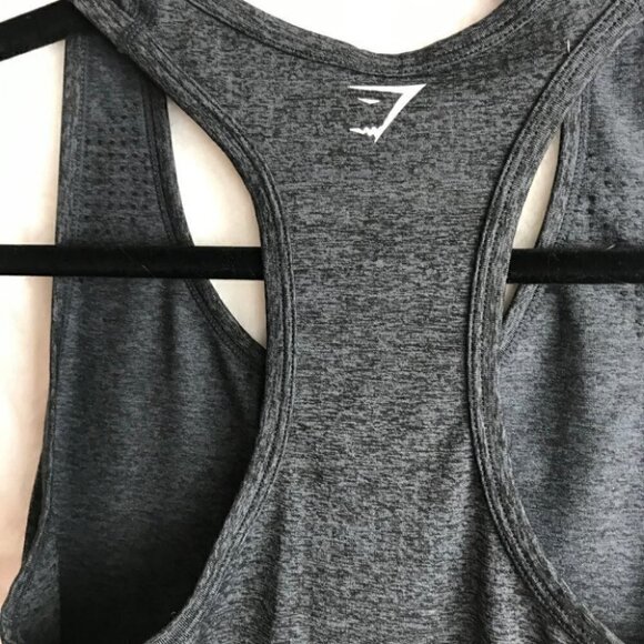 GYMSHARK Seamless Vest Grey Tank Top Size S - Picture 6 of 6